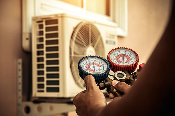 Professional Hvac Maintenance technician working in Falcon, NC